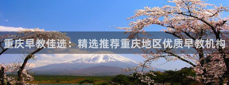 恒行注册招收6ll5l指定：重庆早教佳选：精选推荐重庆地区优质早教机构
